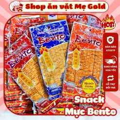 Combo snack mực Bento Thái Lan, đồ ăn vặt Thái Lan (gói nhỏ ~5g)