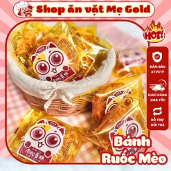 Combo bánh ruốc gấu, ruốc mèo, ruốc thịt, bánh bông lan chà bông Master Min (gói 40g)