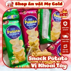 Combo gói snack potato vị khoai tây Vela (gói 26g)