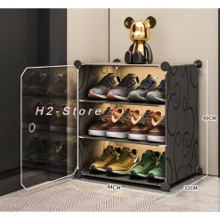 TỦ NHỰA LẮP GHÉP ĐA NĂNG ĐỂ GIÀY DÉP 6 Ô ( chia ô ) ĐỂ ĐƯỢC 12 ĐÔI GIÀY DÉP.