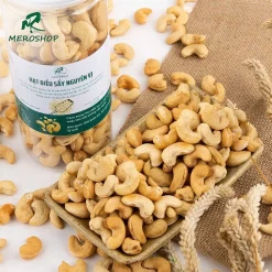 Hạt điều sấy nguyên vị không lụa không muối. Có hồ sơ công bố, xuất hóa đơn công ty đầy đủ