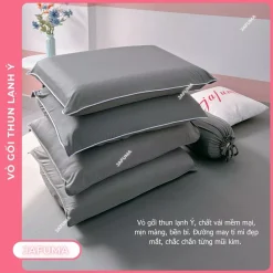 Vỏ Gối Nằm 40x60cm và 50x70cm, Vỏ Gối Ôm Thun Lạnh Và COTTON 100% Bao gối ôm, nằm, cao su non Giá Rẻ