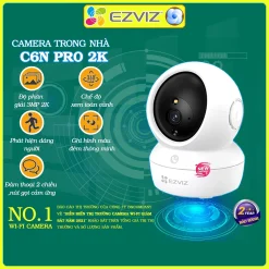 Camera wifi Ezviz C6N H6c PRO 2MP/4MP/5MP/8MP 2K 3K 4K chính hãng, đàm thoại 2 chiều, xoay 360 độ