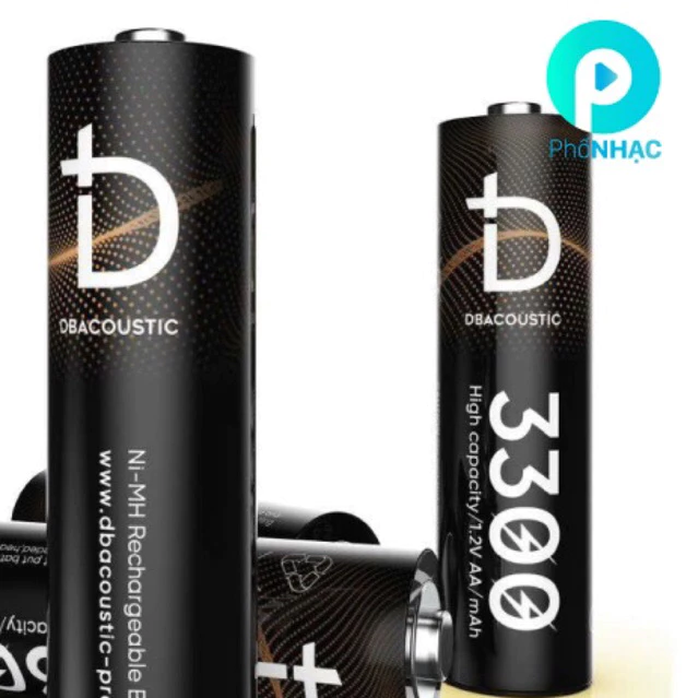 Combo Sạc Pin DBacoustic - Bộ sạc C4000L + Pin AA 1.2V - 3300mAh | Phố Nhạc