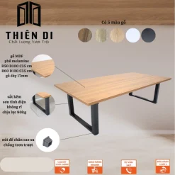 Bàn bệt gấp gọn , bàn ngồi bệt , chân bàn khung U xếp gọn , bàn UB đã lắp ráp sẵn - noithatthiendi