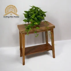 Bàn Gỗ Console 2 Tầng , Bàn Làm Việc, Bàn Để Chậu Lavabo Lắp Ráp Sẵn- Xưởng Mộc MaiDo