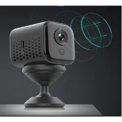 Camera wifi mini W10 HD 1080P không dây kết nối điện thoại từ xa, camera siêu nhỏ có Led hồng ngoại chống trộm.