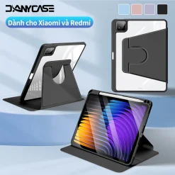 Xoay 360 độ Ốp Lưng Cho Xiaomi Pad 6 5 Pro 11 Mi Pad 6S Pro POCO Pad 12.1 7/7 Pro Redmi Pad SE 11 Pro 12.1 Bao Da Case
