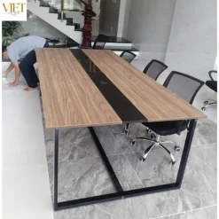 Bàn họp, bàn văn phòng. Bàn Gỗ MDF, Chân sắt sơn tĩnh điện [ Hỗ Trợ Lắp Ráp HCM ]