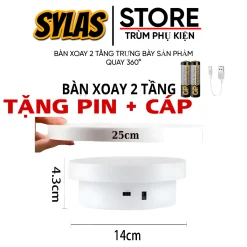 Bàn xoay chụp ảnh sản phẩm, trưng bày , bàn xoay phát sóng trực tiếp