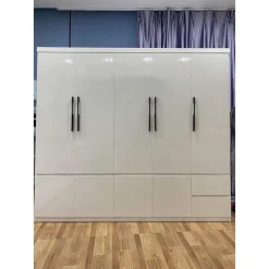 Tủ Nhựa Đài Loan 5 Cánh - Tủ Đựng Quần Áo Cao 1m85 dài 2m sâu bì 47 cm. Tủ Cao Cấp lắp đặt miễn phí