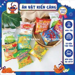 [COMBO 5 GÓI] Snack bim bim oishi [GÓI MINI 6G] đủ vị chính hãng, đồ ăn vặt