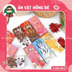 [COMBO 5 HỘP] Bánh Que Ticky Socola Sữa Thái Lan (hộp 20G/ 6que), Bánh Que Thái Lan Đủ Vị