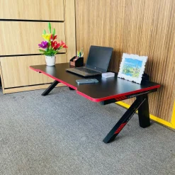 Bàn gaming ngồi bệt KB02, Bàn xếp gọn ,đã lắp ráp sẳn chân bàn phun sơn tĩnh điện bền màu ,chống rỉ