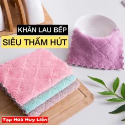 20 Cái Khăn Lau Bếp 2 Mặt Đa Năng Dày Dặn Siêu Thấm - Lau Bát Đĩa, Bàn Ghế - Sỉ Giá Tốt - Tổng Kho Huy Liên