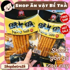 [10 GÓI] Snack gân gà nóng sốt, đồ ăn vặt cay cổng trường