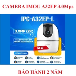 Camera IP Wifi IMOU trong nhà A32 3M / A52 5M - Đàm Thoại 2 Chiều, Loa to rõ - Bảo hành 2 năm