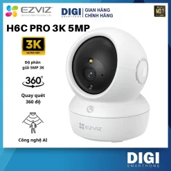 Camera Wifi EZVIZ H6C G1 8MP, H6C G1 5MP, H6C PRO 5MP/4MP/3MP/2MP, C6N PRO 3MP, C6N 2MP Xoay 360 Độ,Đàm Thoại 2 Chiều