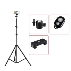 Giá đỡ điện thoại-Tripod quay TikTok chân đèn livestream chân đỡ máy ảnh cứng bền đẹp chắc chắn.