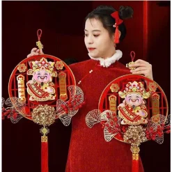 [Kèm dây led] Ông Thần Tài Lắc Lư Trang Trí Tết Trang Trí Nhà Cửa Không Có Pin Kèm Theo