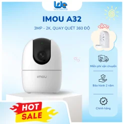 Camera IMOU A32ep 3mp,A52p 5mp, quay 360 độ, đàm thoại 2 chiều, quay theo và báo động, a32, a52