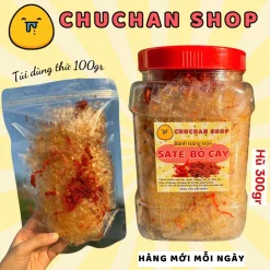 Bánh tráng trộn Sate bò cay ChuChanshop