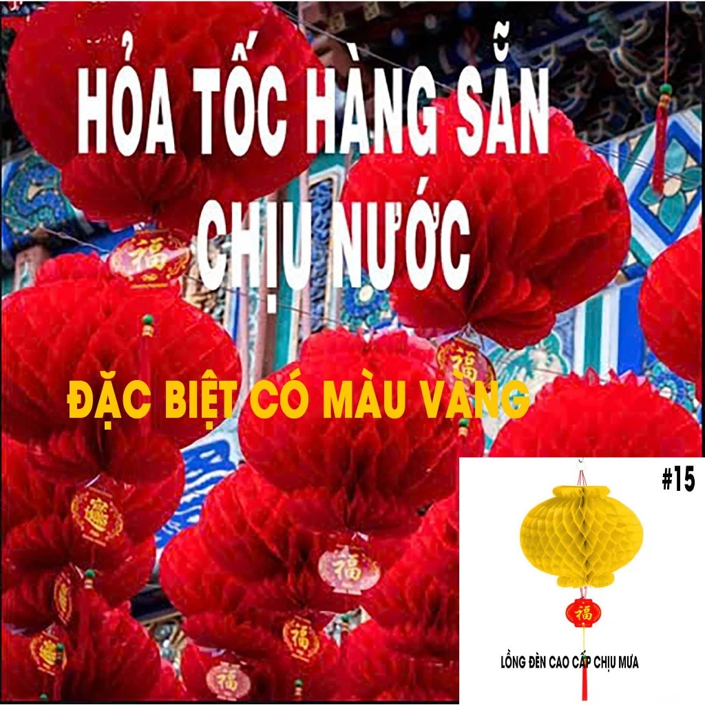 Lồng đèn nilong treo trang trí 🌸FREE SHIP🌸 năm mới phong cách truyền thống tùy chọn kích thước