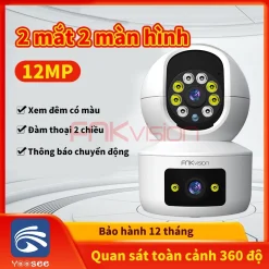 Camera IP Wifi Yoosee 2 Mất FNKVISION quan sát 360 độ - phiên bản tiếng việt - bảo hành 12 tháng