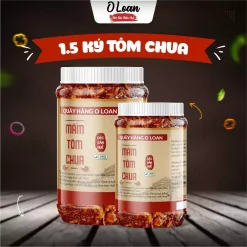 Combo Mắm Tôm Chua Riềng Đặc Sản Mắm Huế O Loan 1 Ký 500gr