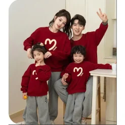 áo sweater nỉ gia đình 5 người MẪU HOT 2026 có size 4XL 90kg chất đẹp - ĐỒNG PHỤC ANH NGA