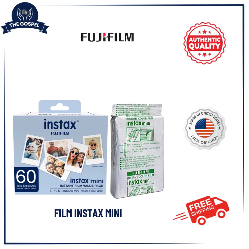 FILM INSTAX MINI viền trắng có tách lẻ | Chính Hãng