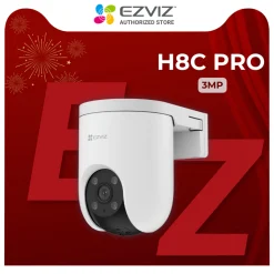 Camera wifi xoay ngoài trời Ezviz H8C Pro 3MP 2K có màu ban đêm - Chính hãng