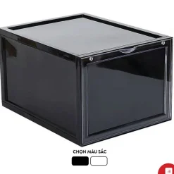 Hộp đựng giày PTLUXURY chất liệu nhựa cứng trong suốt [ HÀNG VIỆT NHẬT ]