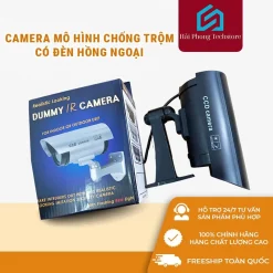 Camera Mô Hình Chống Trộm Có Đèn Hồng Ngoại, Dùng Pin AA 1.5V – Giả Như Thật – Hải Phong Techstore