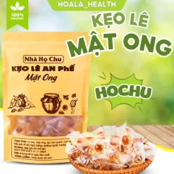 Kẹo lê an phế mật ong nhà họ chu thanh nhiệt tiêu đờm thanh họng giảm ho gói 250gr