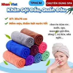 KHĂN GỘI ĐẦU SPA | kích thước 35x75|30x50|30x30|40x80 quấn tóc loại DÀY, thấm nước tốt, không xù lông, lau mặt, làm nail