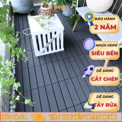 [Nhà Máy Sản Xuất] Tấm Nhựa Lót Sàn Ban Công MHI Bản To. Vỉ nhựa lót sàn sân vườn, ban công,nhà tắm