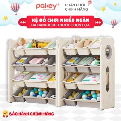 [HỎA TỐC] Kệ Đồ Chơi Cho Bé Chính Hãng Pakey - Kệ Nhựa Đựng Đồ Siêu Chắc Chắn, Nhựa Nguyên Sinh An Toàn, Bảo Hành 1 Năm
