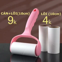 Combo-Cây lăn bụi 10cm 16cm lõi giấy lăn bụi làm sạch quần áo ga giường sofa lông chó mèo】