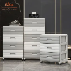 STON Tủ ngăn kéo Nhựa Để Đồ Đa Năng chất lượng cao tủ đựng đồ nhiều lớp chống bụi Giá lưu trữ