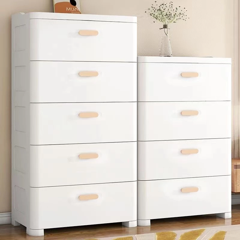 💖COD tủ nhựa duy tân💖Màu trắng tủ nhựa đa năng 4-7tầng tủ nhựa đựng quần áo Vững chắc PP nhựa tủ đầu giường/tủ quần áo