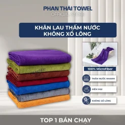 [RẺ VÔ ĐỊCH] COMBO 5 Khăn MICROFIBER đa năng lau ô tô xe hơi, bếp ... bền chắc, mềm mại, thấm hút tốt, không đổ lông