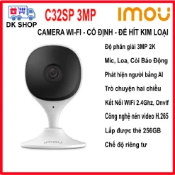 Camera WiFi Imou Cue 2E C32SP 3MP 2K | C32EP 3MP 2K | IPC-C22EP 2.0MP Thông Minh - Trong Nhà.