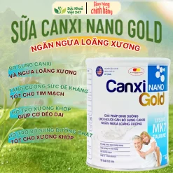 Sữa CanXi Cho Người Già Hỗ Trợ Xương Khớp Bổ Sung Canxi Ngăn Ngừa Loãng Xương Canxi Nano Gold
