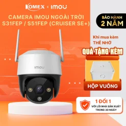 Camera IMOU ngoài trời S31FEP (Cruiser SE+ 3MP)/ S51FEP (Cruiser SE+ 5MP) fullcolor đàm thoại 2chiều