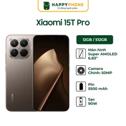 Điện Thoại Xiaomi 15T Pro 12GB/512GB - Hàng Chính Hãng