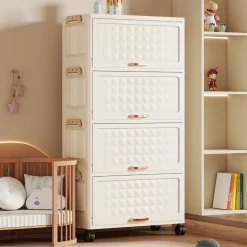 ✨tủ nhựa đựng quần áo✨48-58cm tủ đựng đồ ăn nhựa việt nhật 3-6tầng tủ quần áo người lớn Có bánh xe tủ nhựa duy tân