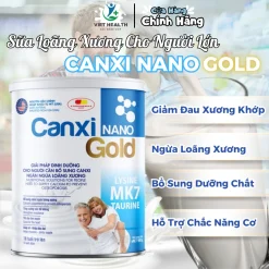 Sữa CanXi NaNo Gold Cho Người Già Hỗ Trợ Xương Khớp Bổ Sung Canxi Ngăn Ngừa Loãng Xương 400gr/900gr