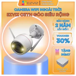 Camera Wifi Ezviz Ngoài Trời H3, C3W, H3C, C3TN 1080P 2K 3K, C3N Camera Màu Ban Đêm, Chính Hãng 24TH