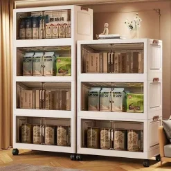 ✨tủ nhựa đựng quần áo✨55-70cm tủ đựng kệ 3-5tầng tủ đựng quần áo/tủ nhựa gấp gọn/tủ nhựa lắp ráp/tủ nhựa có bánh xe